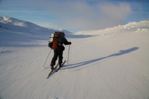 Hardangervidda toerlanglauftocht Noorwegen
